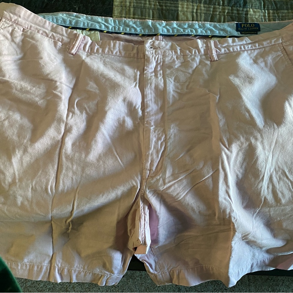 Polo by Ralph Lauren Light Pink Flat Front Men’s Shorts